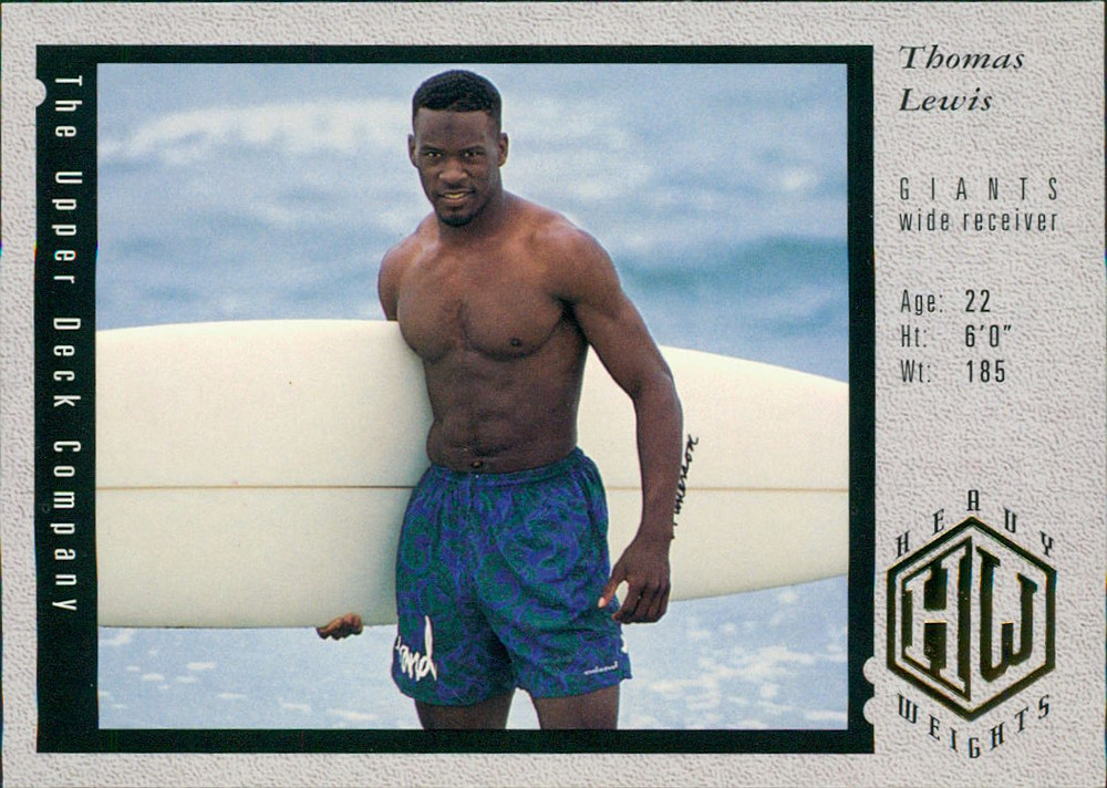 1994 Upper Deck - Heavy Weights Thomas Lewis #32 (RC)