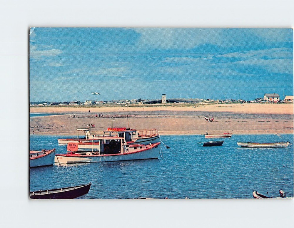 Postcard Peaceful Harbor Scene