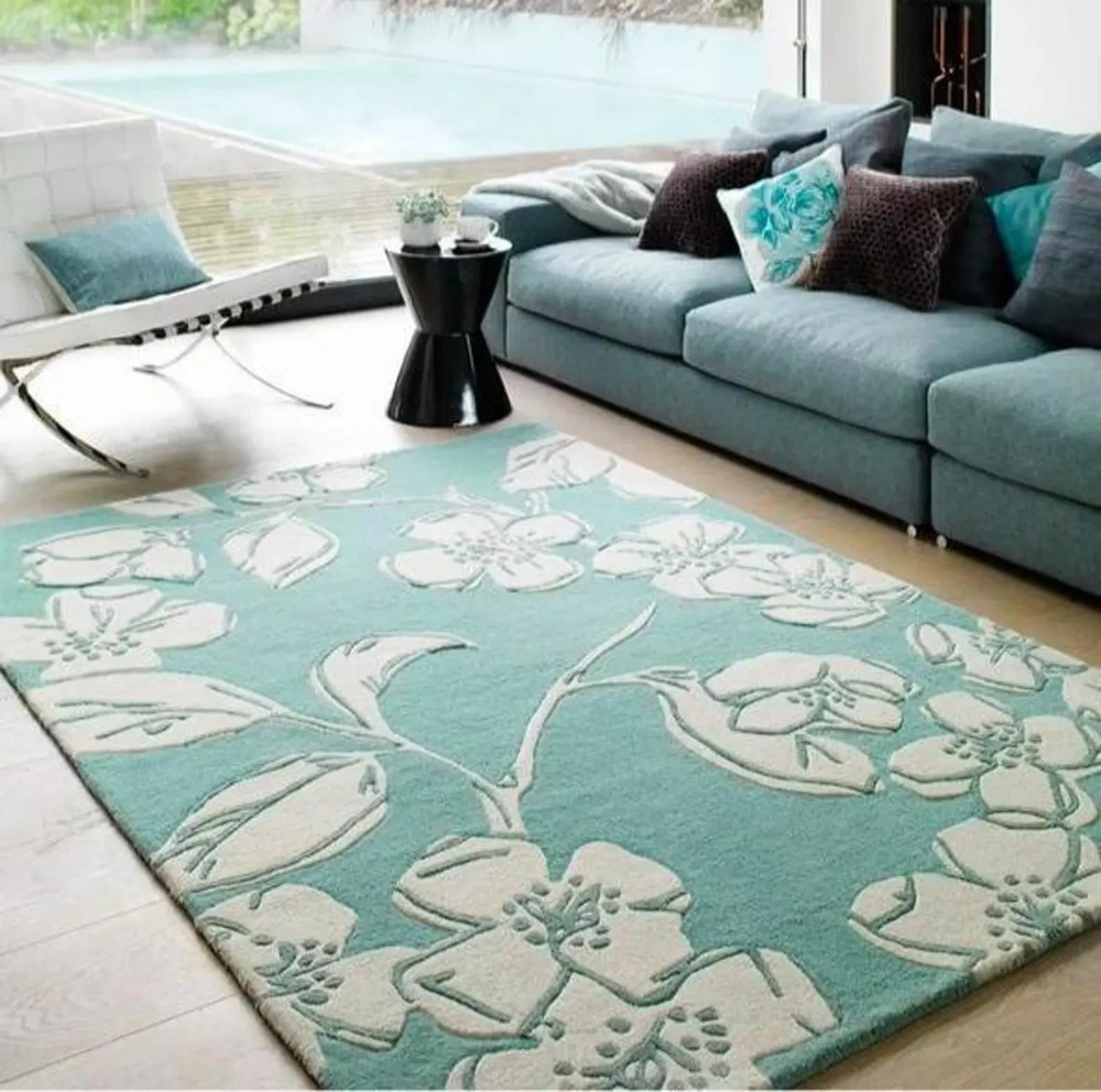 Modern Hand Tufted Nz Wool Rug Color As Photos Design Luxury Handmade Carpet Rug