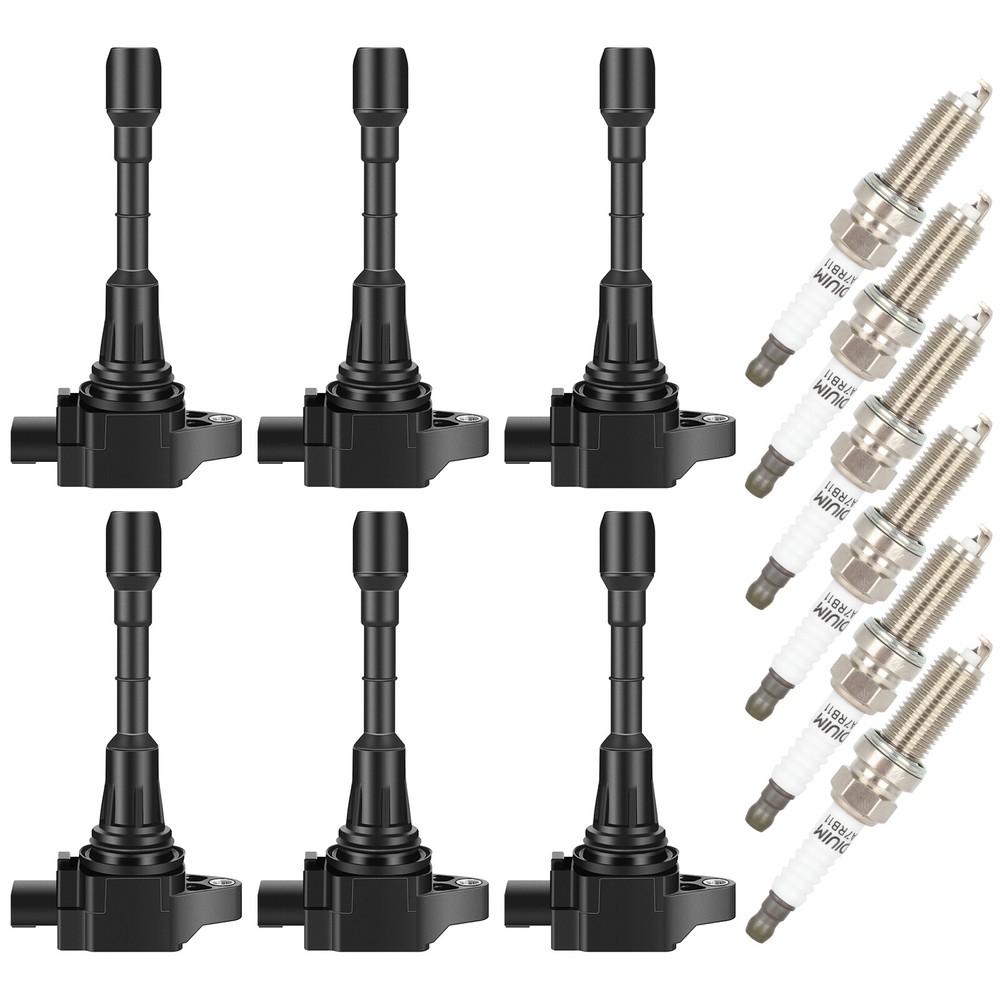 High-Performance Ignition Coil & Spark Plug for Infiniti EX35 2008-2012 UF550 Replacement