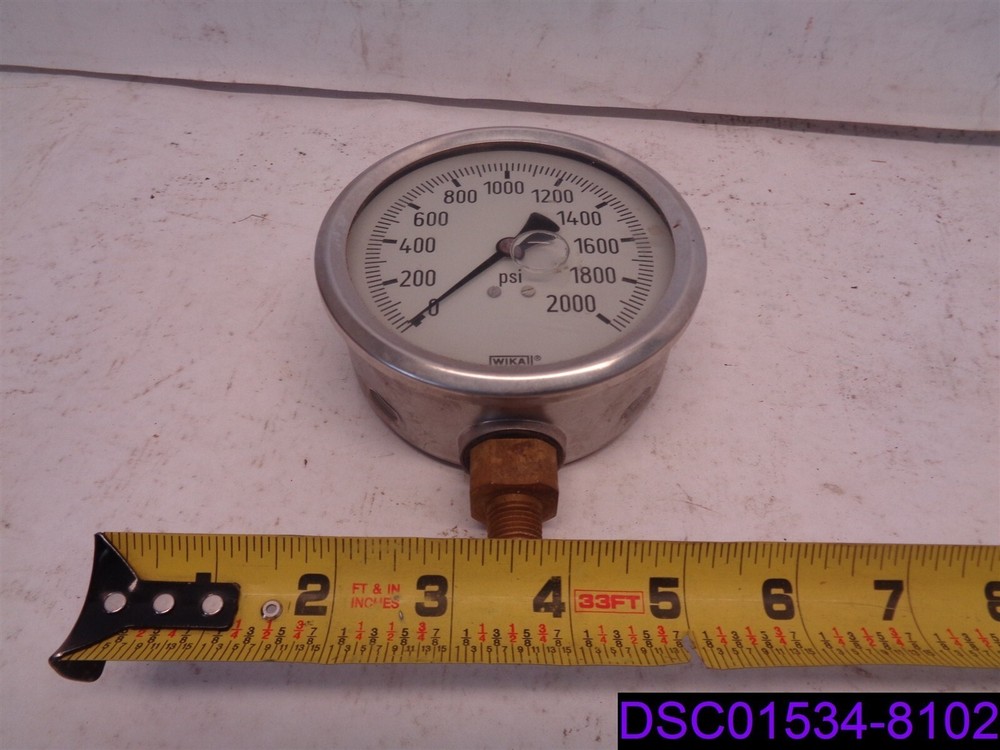 Wika 0-2000 PSI Pressure Gauge