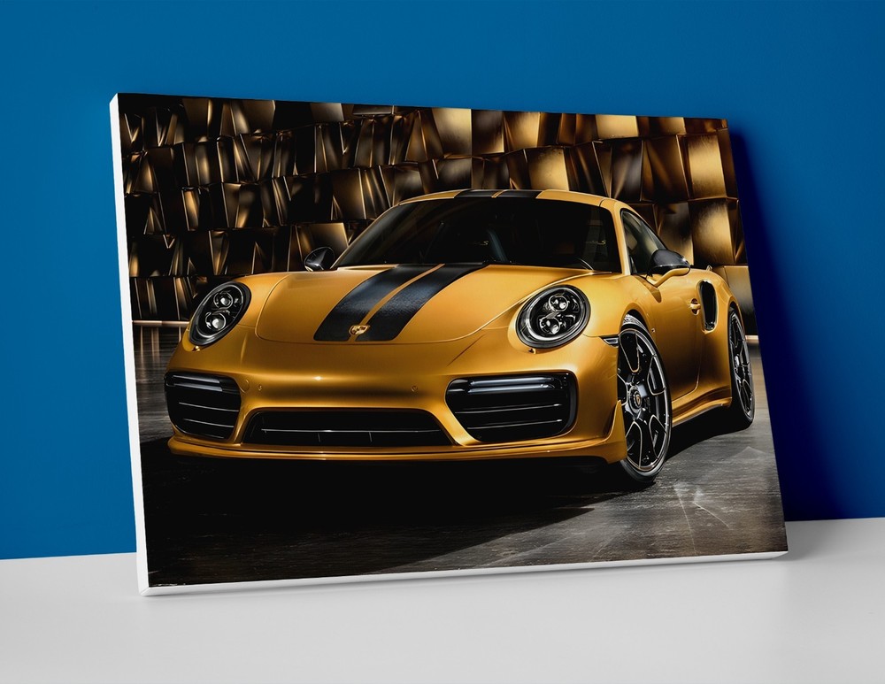 Porsche 911 Turbo Poster or Canvas - Porsche Wall Art Print Decor