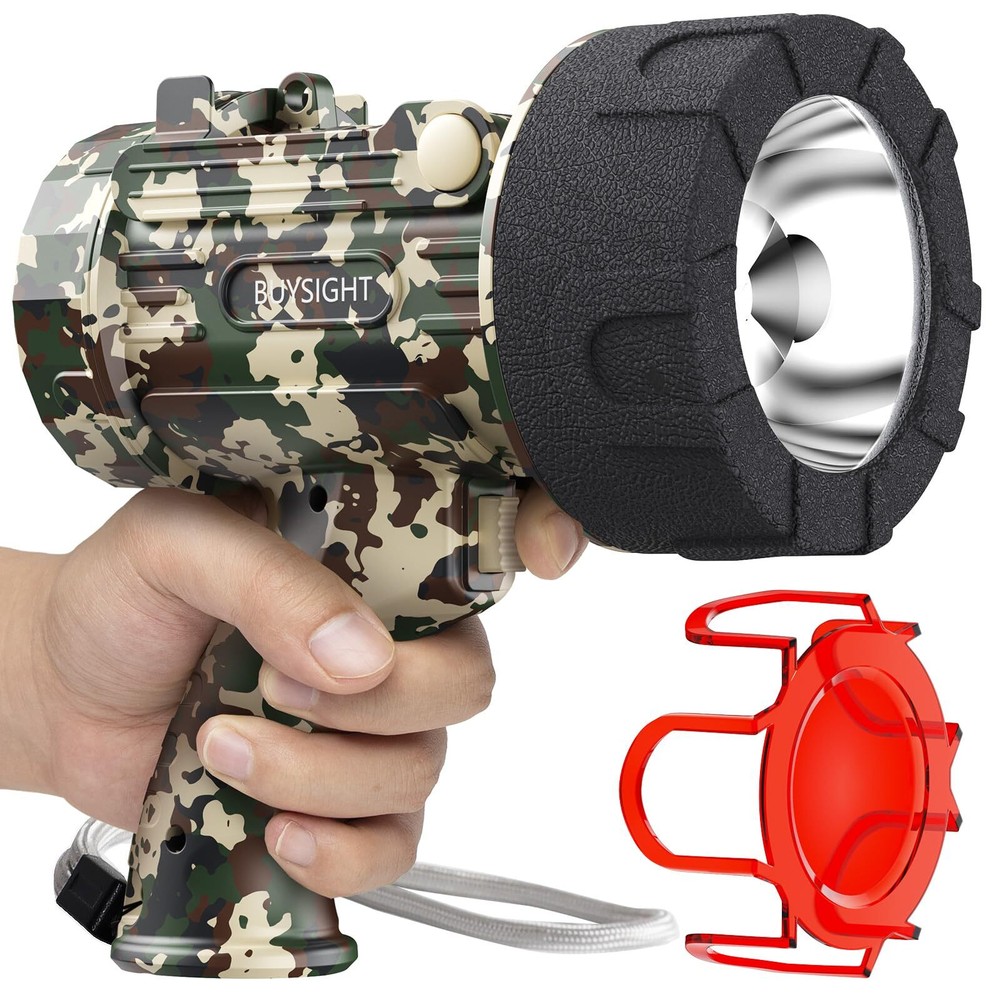 1000K Lumens Rechargeable Waterproof Handheld Spotlight Flashlight