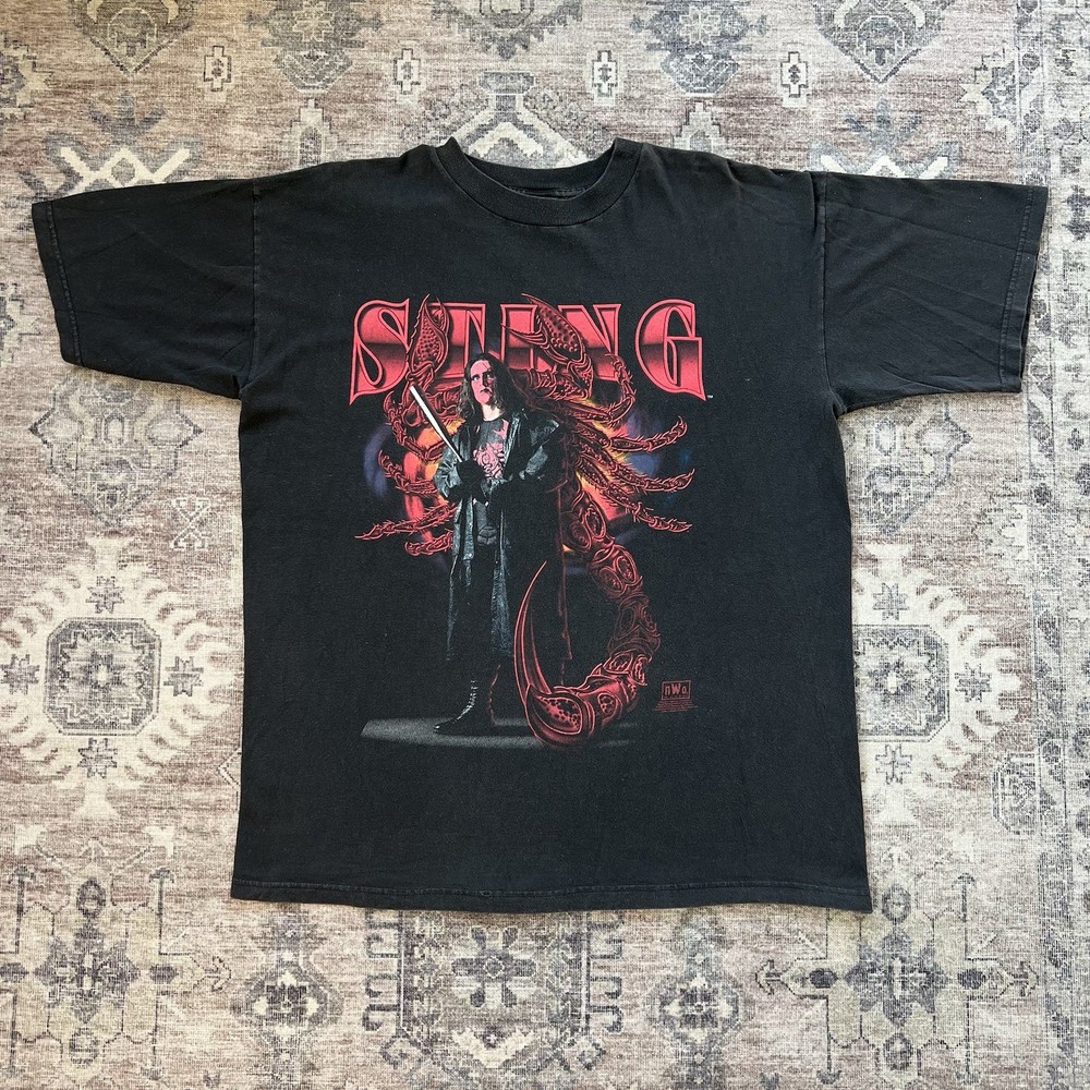 Vintage Sting WCW Wrestling Shirt Size XL