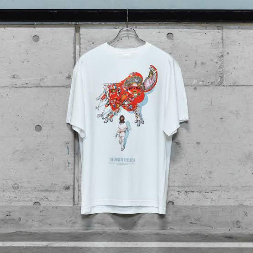 Masamune Shirow World Exhibition Katsuhiro Otomo Ghost in the Shell T-shirt XL
