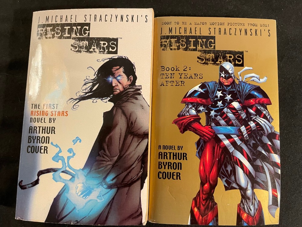 RISING STARS Book One, Two by Arthur Byron Cover, Paperbacks