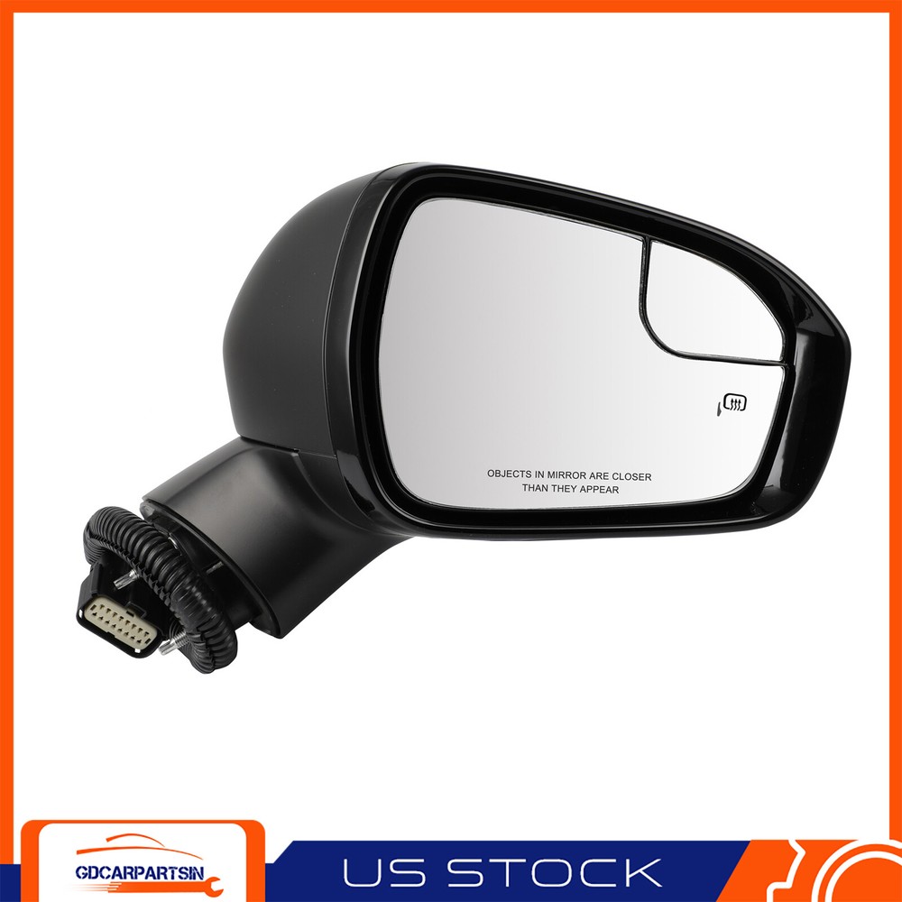 Passenger Side RH Mirror Heated Puddle Signal Lamp Memory For 2018 Ford Fusion