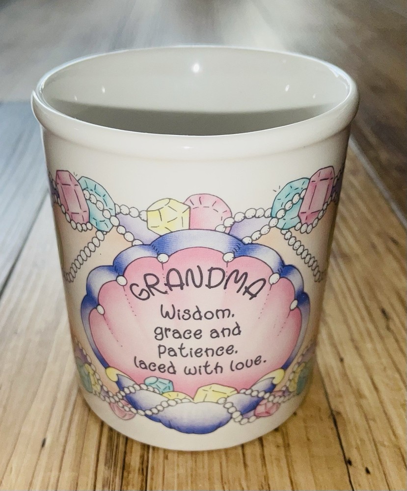 Precious Moments Grandma Mug Wisdom, Grace, And Patience, Laced With Love ￼