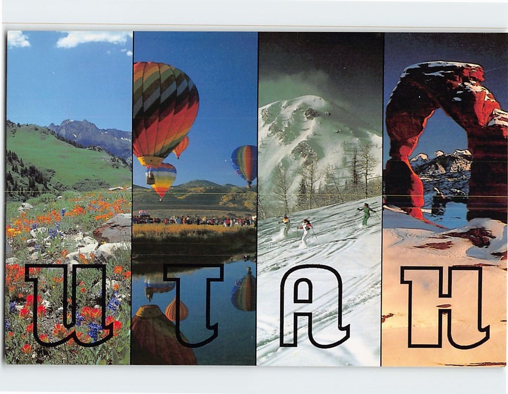 Postcard Scenes & Views Utah USA