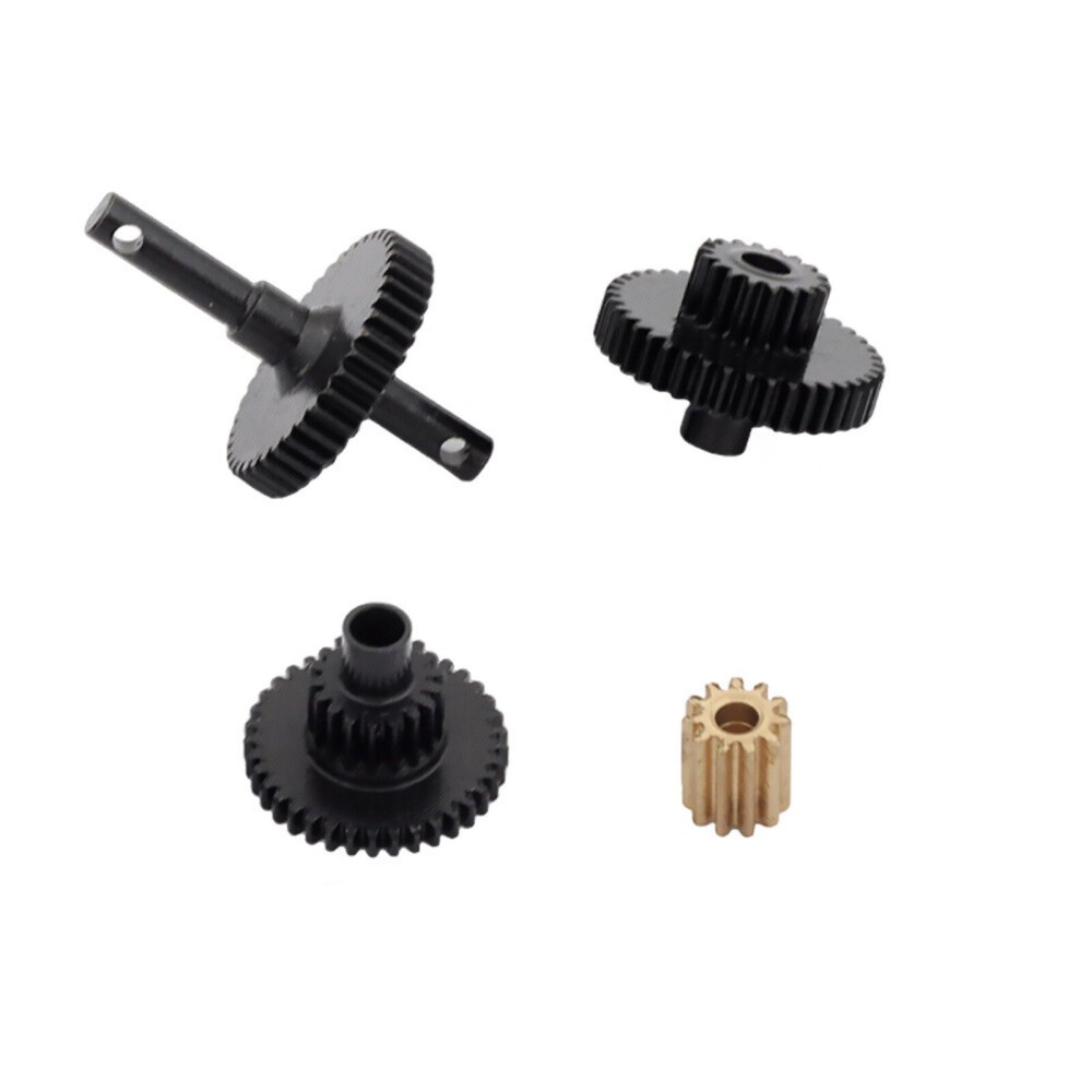 11T 37T 40T Metal Gearbox Pinion Gear Set for TRX4M 1/18 RC Crawler Car Upgrades