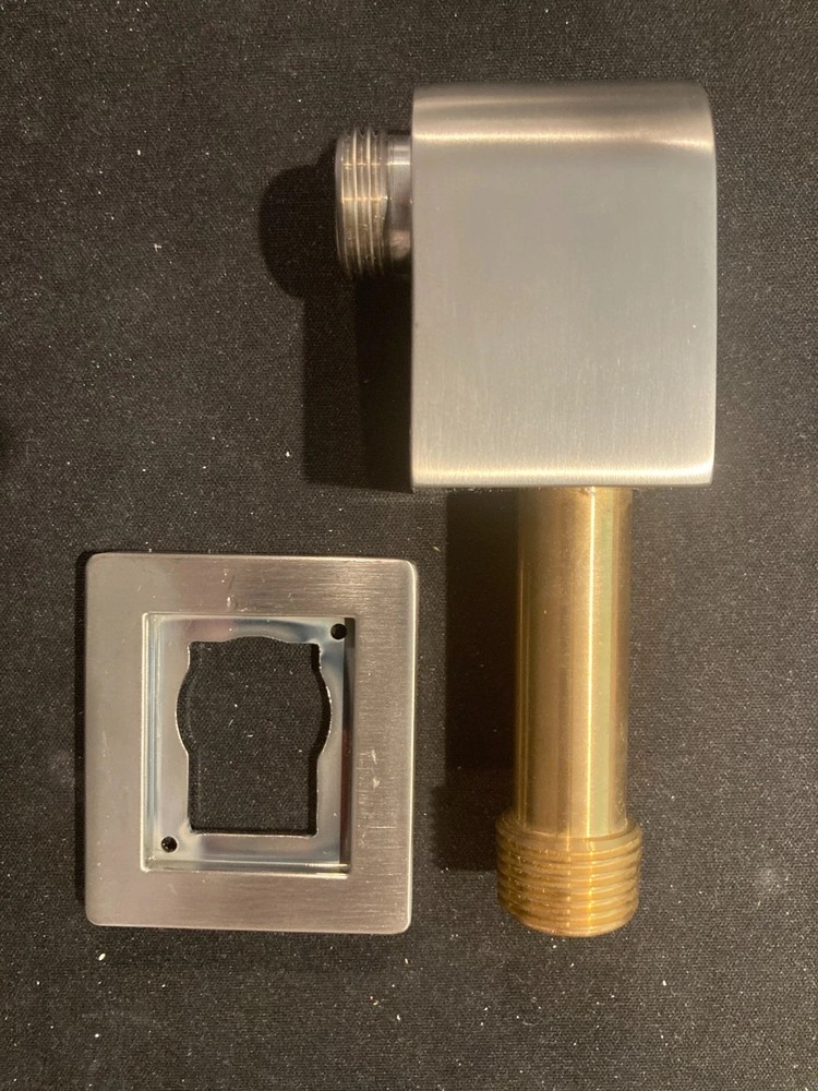 KOHLER K-98351-BN Awaken Wall-Mount Supply Elbow in Vibrant Brushed Nickel