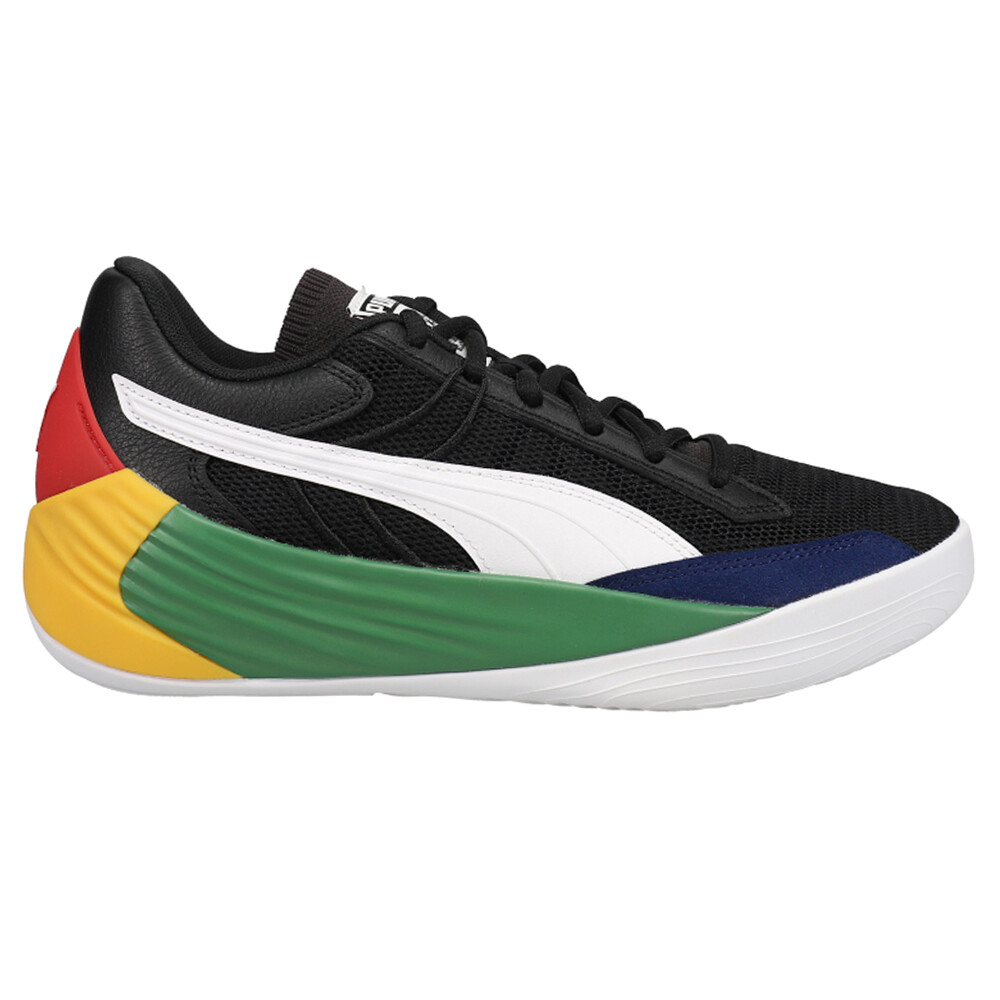 PUMA Fusion Nitro X Black Fives Basketball  Mens Black Sneakers Athletic Shoes 1