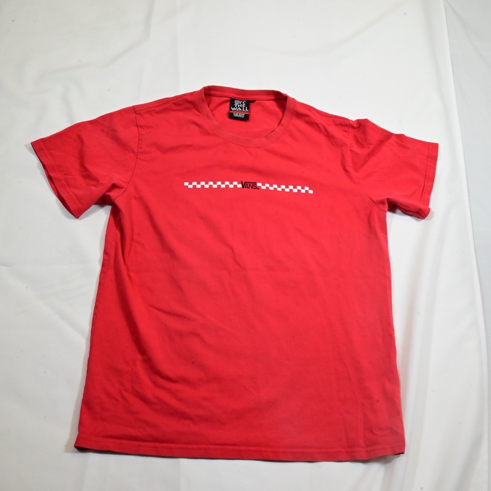 VANS Old Skool Red XXL Men's Shirt Short Sleeve Classic Fit