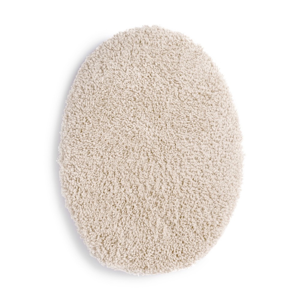 Tan 19x22 Basic Polyester Toilet Lid Cover