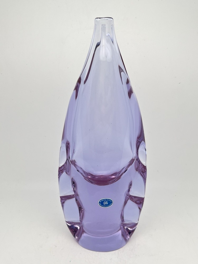 Alexandrite Neodymium Glass Vase Bohemia Miroslav Klinger Zelezny Brod Sklo ZBS