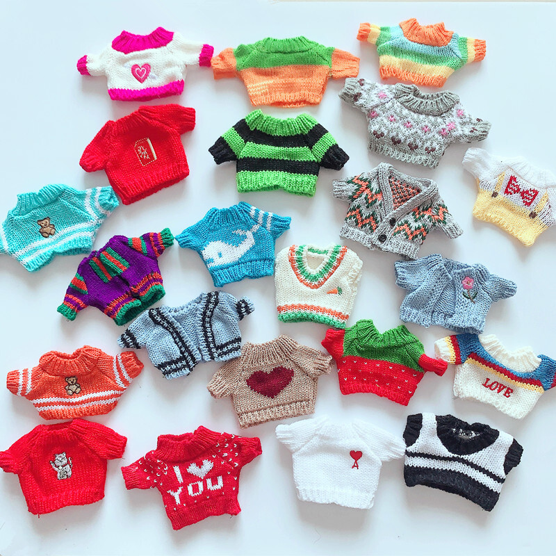 Doll Clothes For 20cm Doll Plush Doll's Clothing Sweater Stuffed Toy AccessoriKE