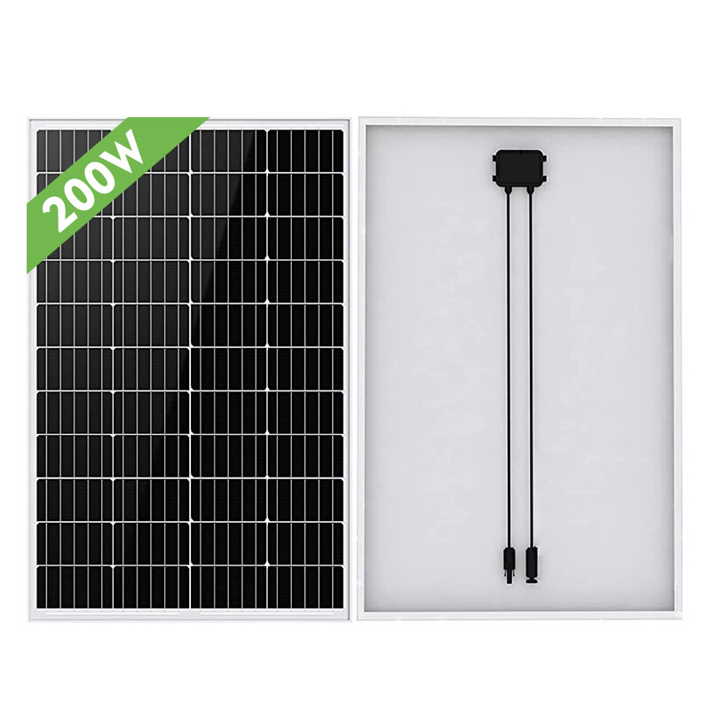 200W 12V Monocrystalline Solar Panel for RV Marine Boat Charging