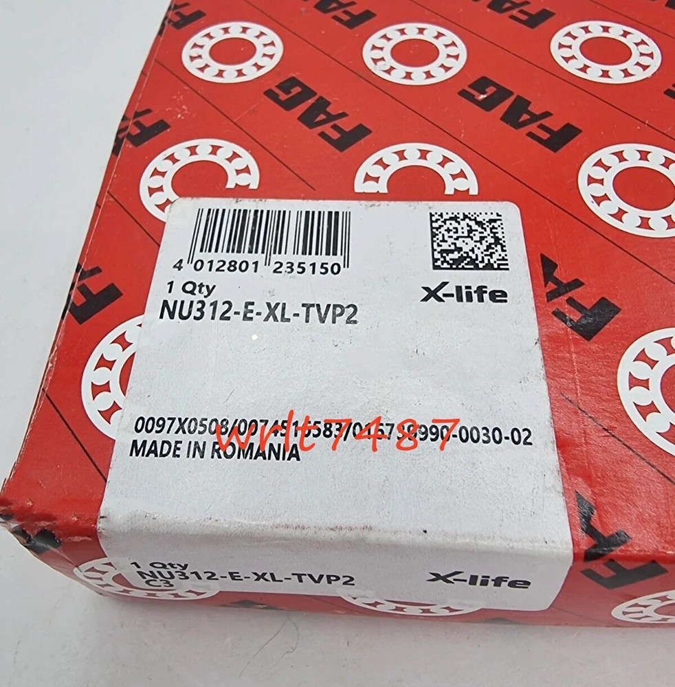 NEW FAG NU312-E-XL-TVP2 cylindrical roller bearing 1PCS #PA