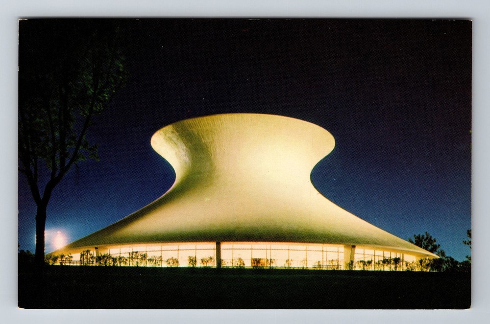 St Louis MO-Missouri McDonnell Planetarium Forest Park Old Card Vintage Postcard
