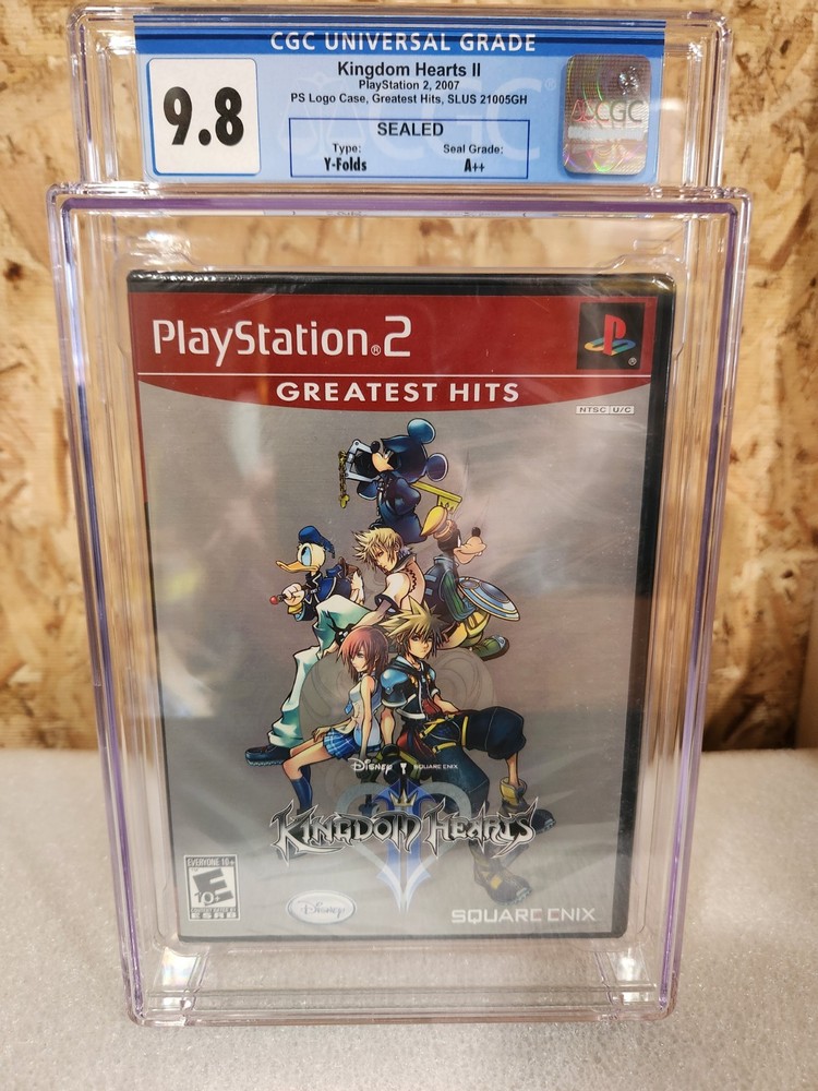 Kingdom Hearts II Sony PlayStation 2 PS2 Sealed New CGC 9.8 A++ Graded
