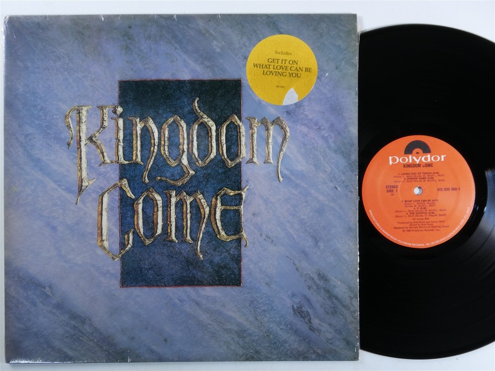 KINGDOM COME Self Titled POLYDOR 422-835-368-1 LP NM SHRINK f