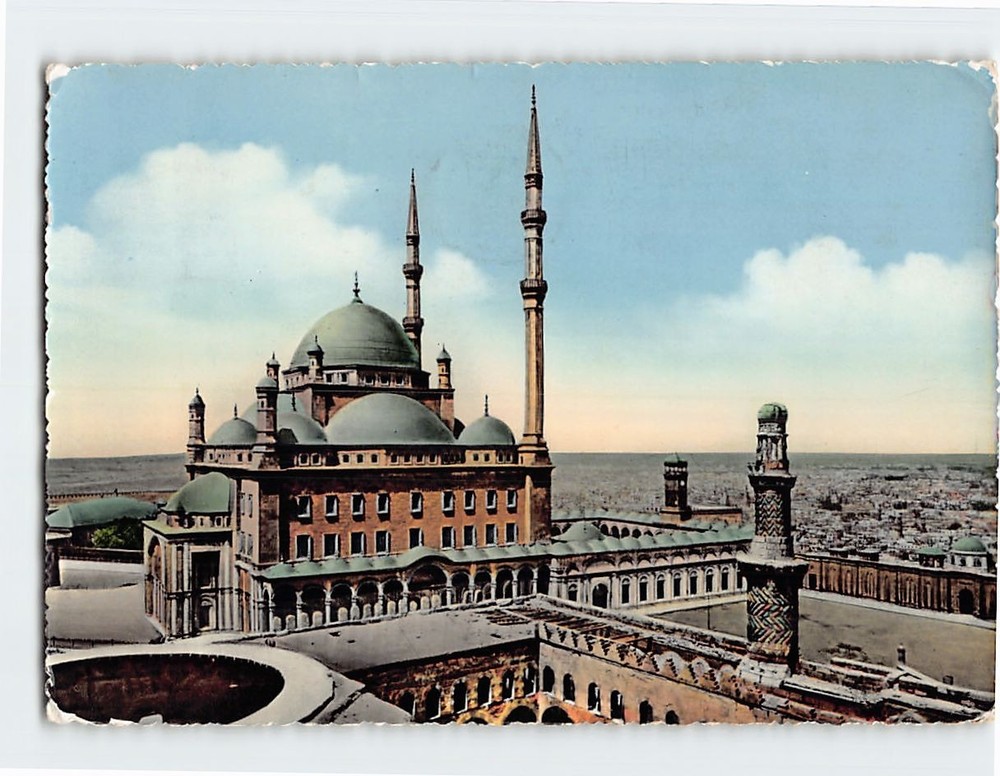 Postcard Mosque of Muhammad Ali Cairo Egypt