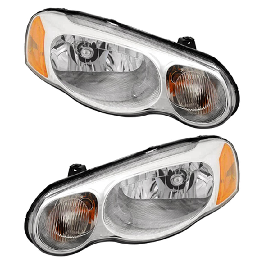 NEW PAIR OF HEADLIGHT FITS CHRYSLER SEBRING SEDAN 2004-2006 4806036AF 4806037AF