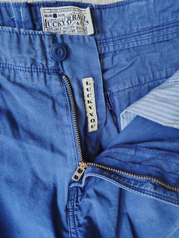 Vintage Lucky Brand Men’s Blue Cargo Shorts size 38