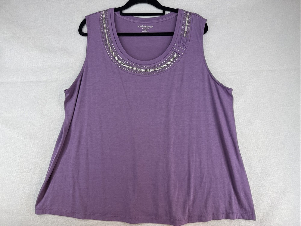 Croft & Barrow Size 2x Women’s Sleeveless Top