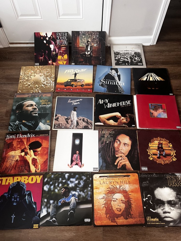Hiphop Rap Vinyl Lot Of 21 Kanye Jcole Kendrick
