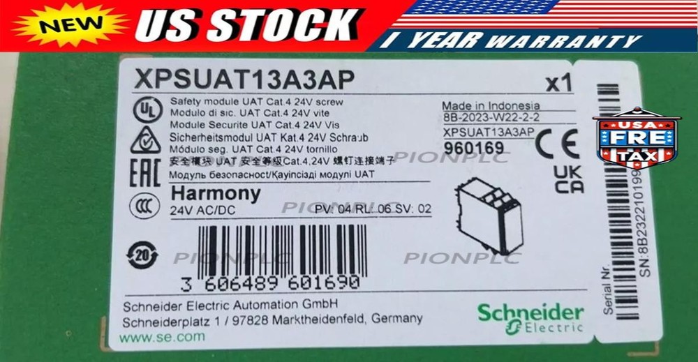 NEW Schneider XPSUAT13A3AP
