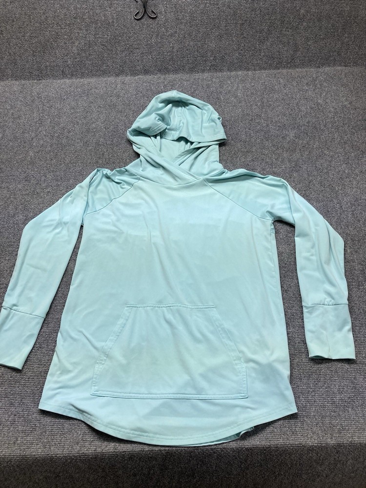 LulaRoe Hoodie Women’s Size Medium Teal Long Sleeve Pullover
