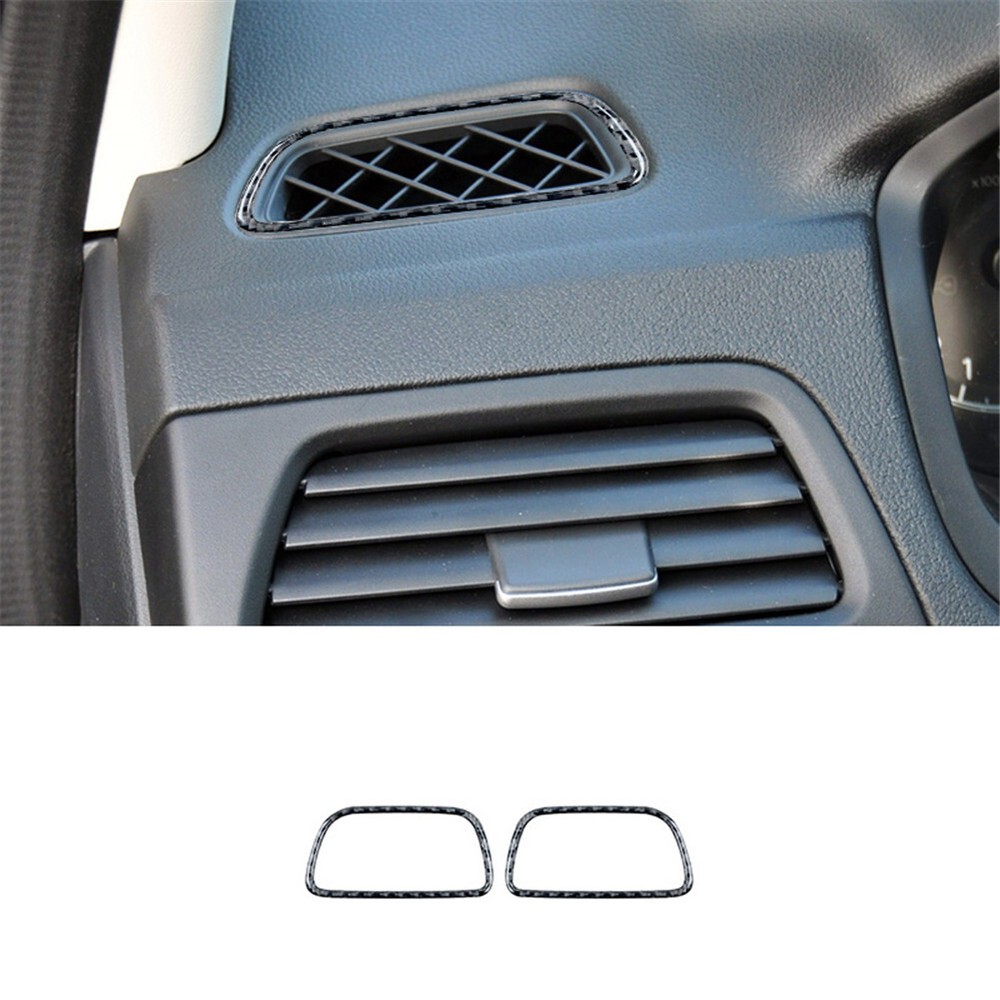 2pcs Carbon Fiber Demister Vent Covers for Honda CR-V 2012-2016