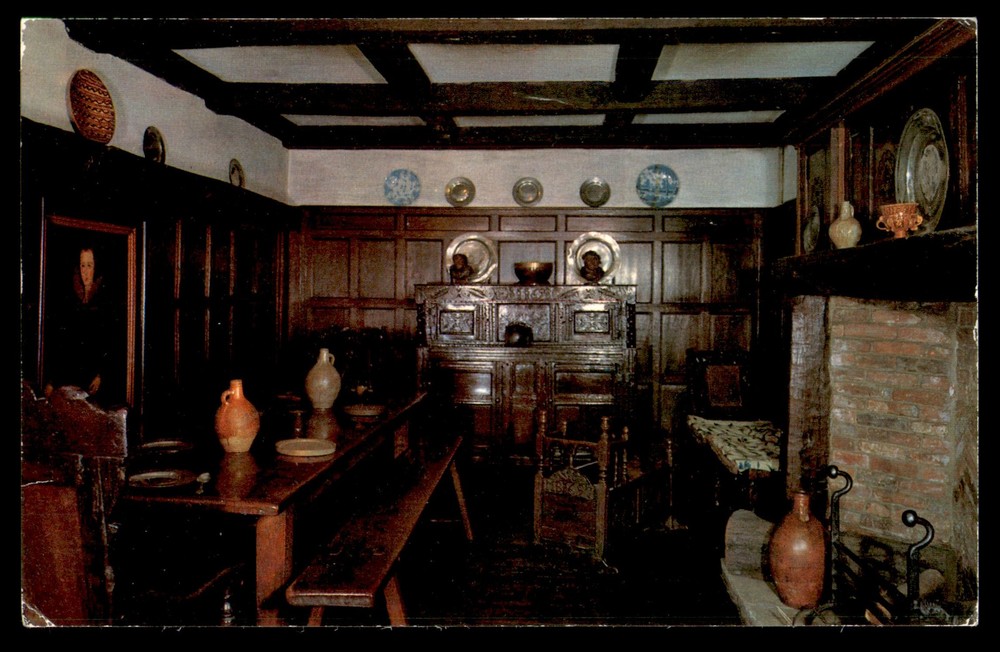 Postcard Interior of Castle Museum's Jacobian Hall York, England