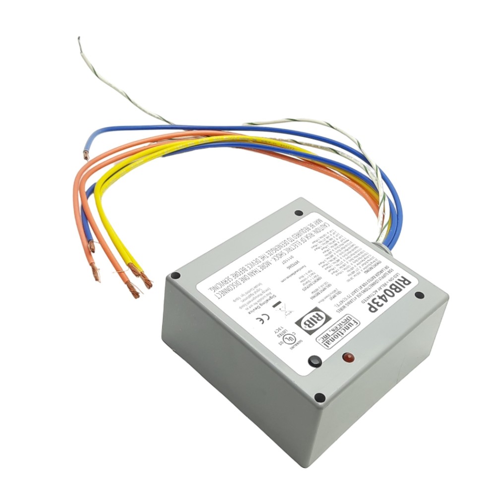 Functional Devices RIB043P Power Relay, 3PST-NO 20A Contact, 480VAC Coil Voltage
