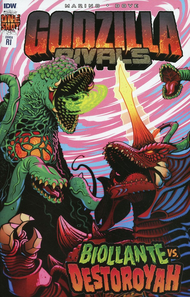 Godzilla Rivals Biollante vs Destoroyah #1C VFNM IDW RI 1:10 Variant