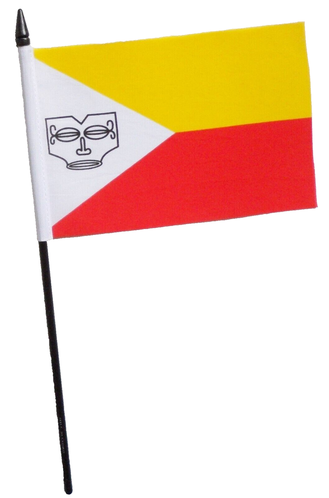 Marquesas Islands French Polynesia Small Hand Flag (6
