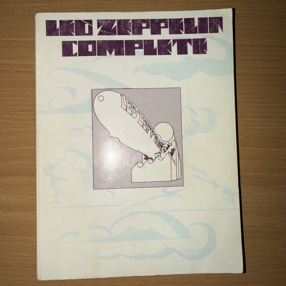 Led Zeppelin Complete Song Book Sheet Music 1973 Superhype Publishing Softcover