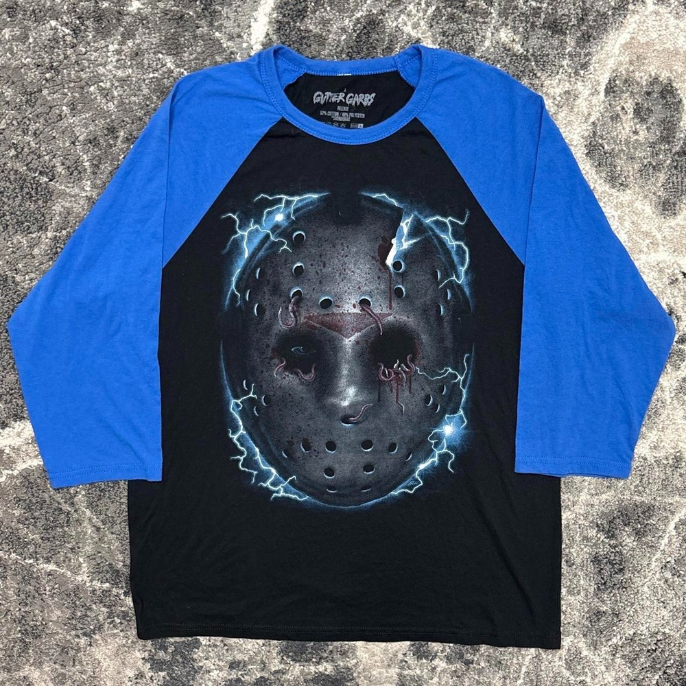 Friday the Thirteenth Shirt Mens Large Gutter Garbs Jason Voorhees Horror Movie