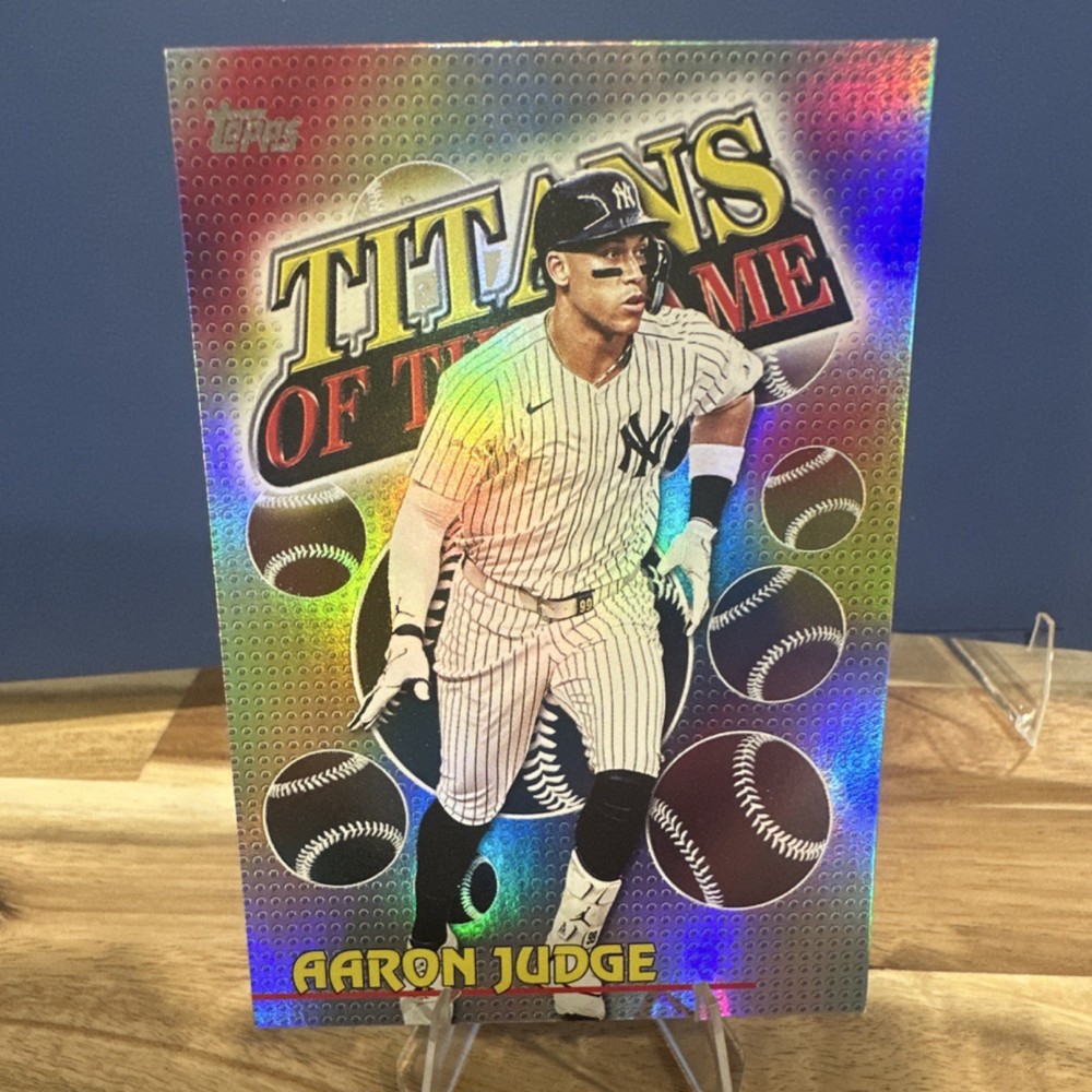 Topps 2026 Titans of the Game Aaron Judge TOG-3 Insert Holofoil Yankees