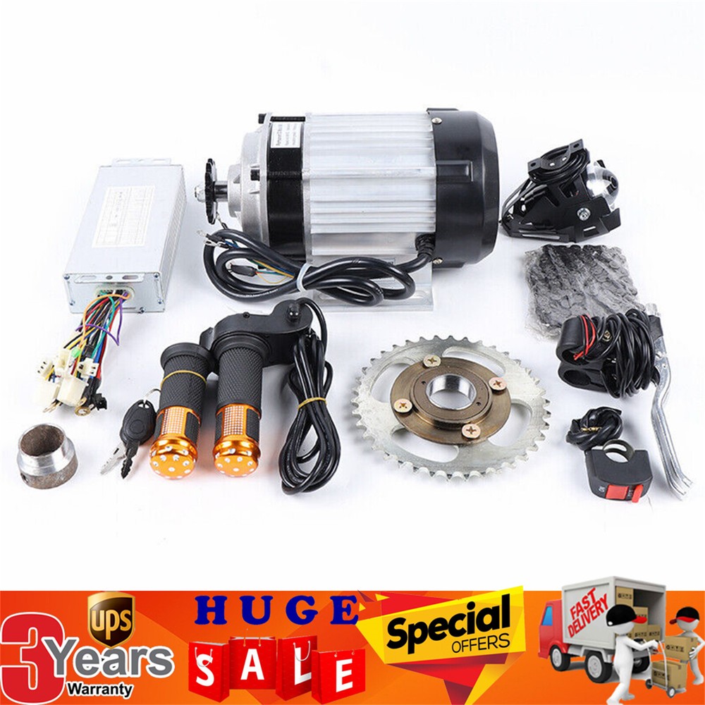 48V 750W Electric Brushless Geared Motor Kit FOR E-Tricycle Three-Wheeled Bike