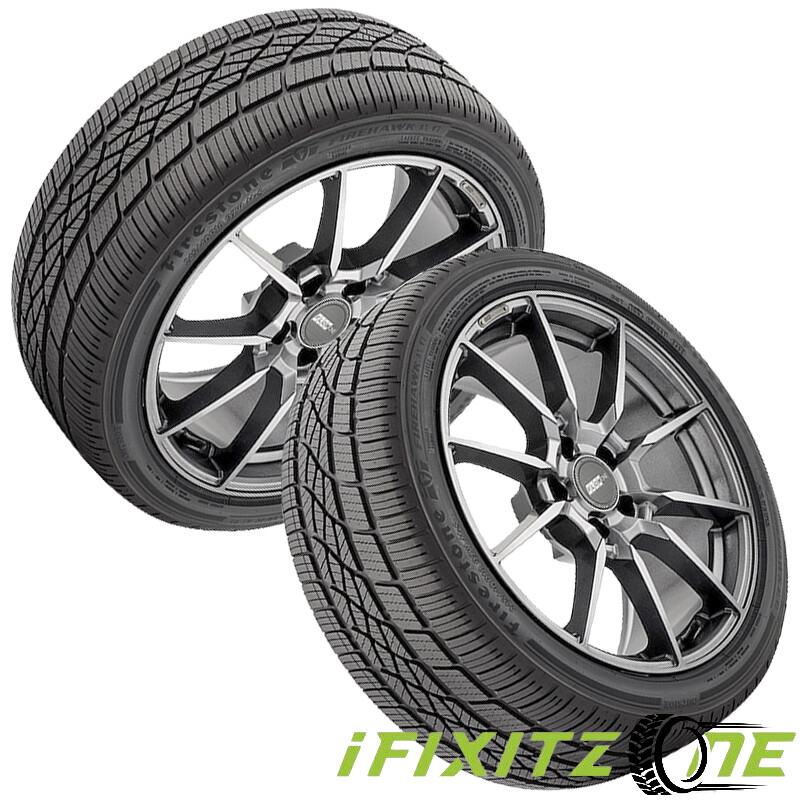 2 Firestone Firehawk AS V2 245/45R18 100W Tires, 500AA, Performance, 50K Mileage