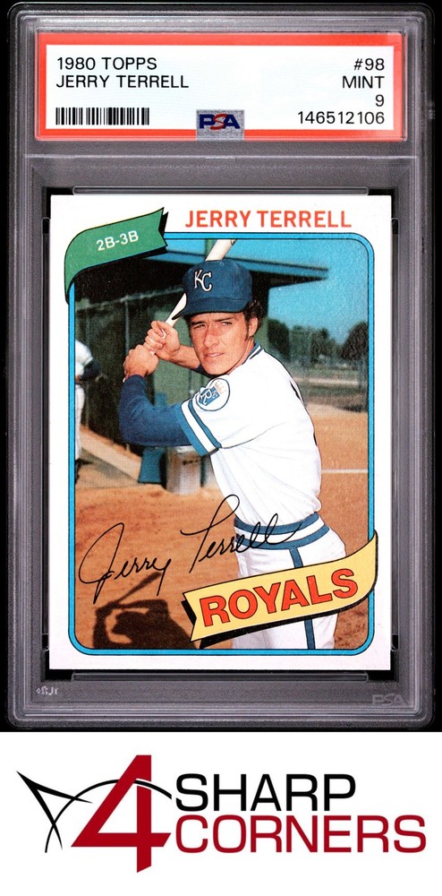 1980 Topps #98 Jerry Terrell Royals Psa 9Expert eBay listing since 2003:Consign your best today!