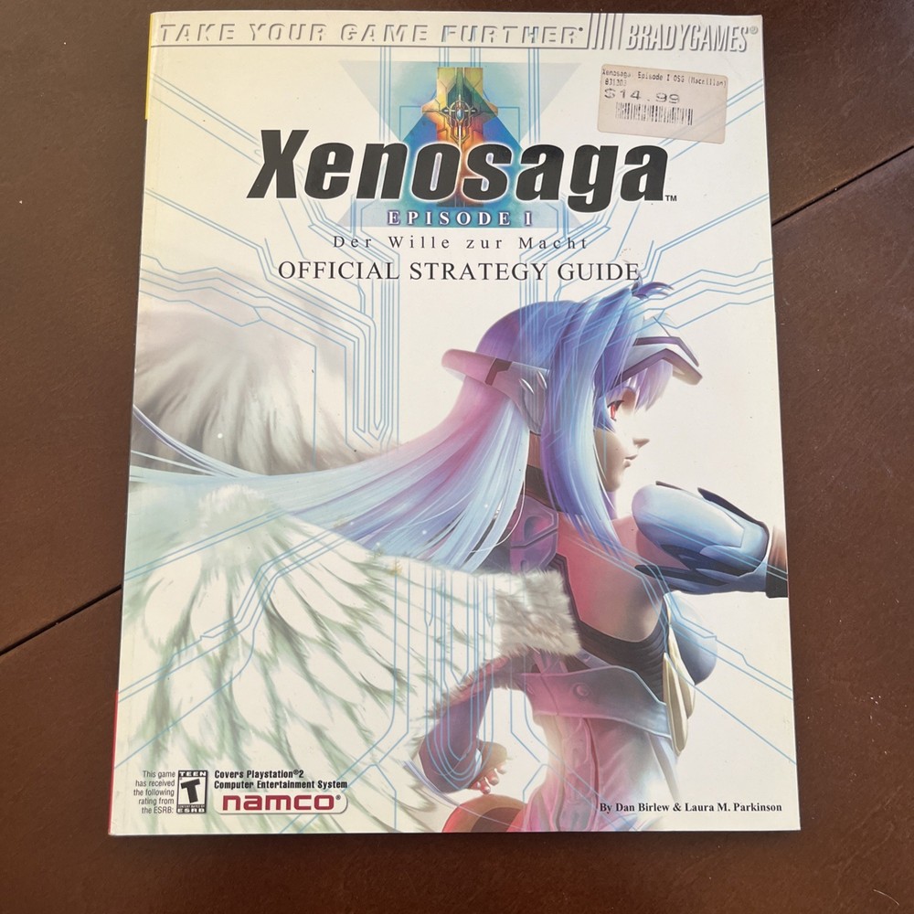Xenosaga Episode I (1) Official Strategy Guide Brady Sony PS2 Namco zur Macht