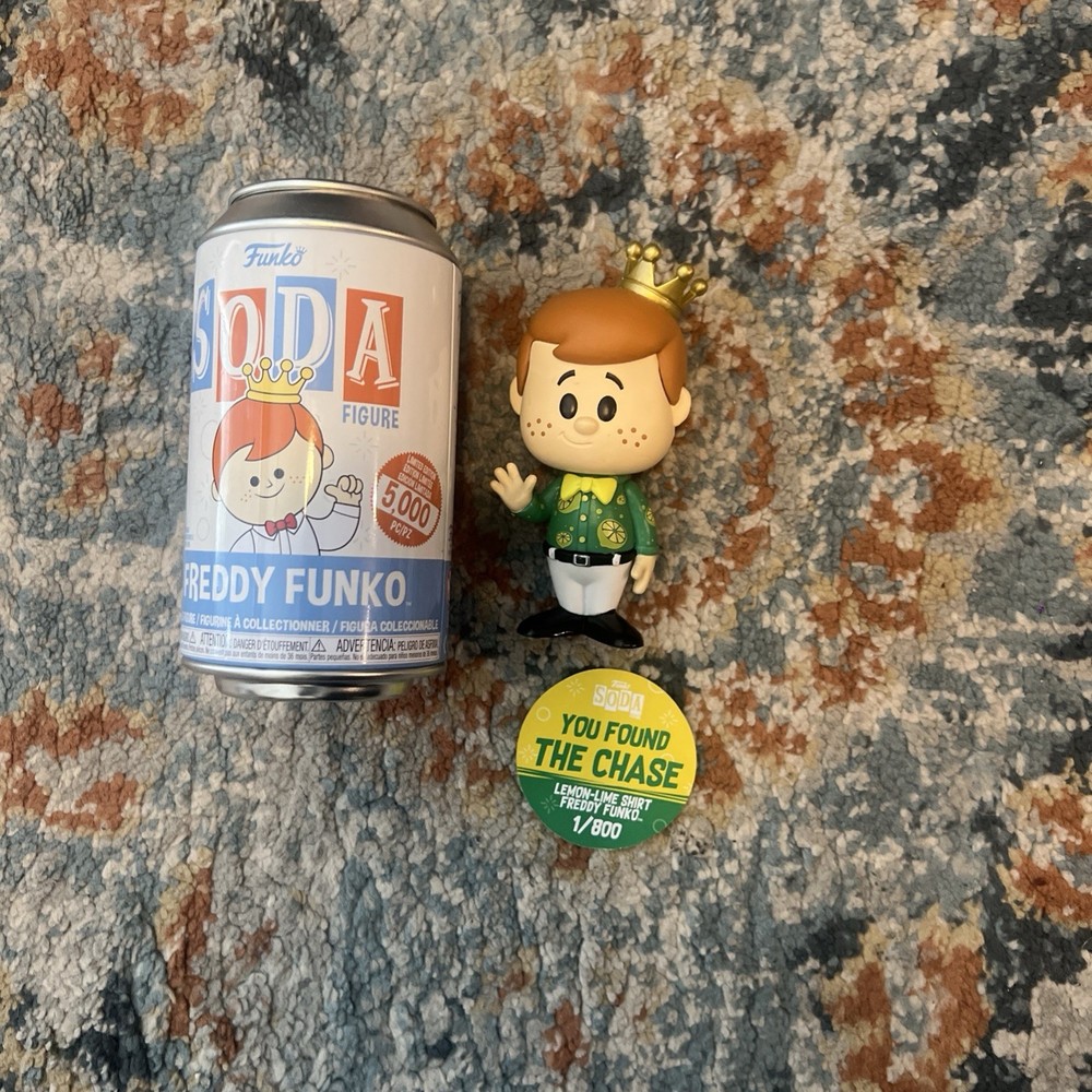 Funko Soda Freddy Funko Lemon Lime Shirt Chase Common  1/800