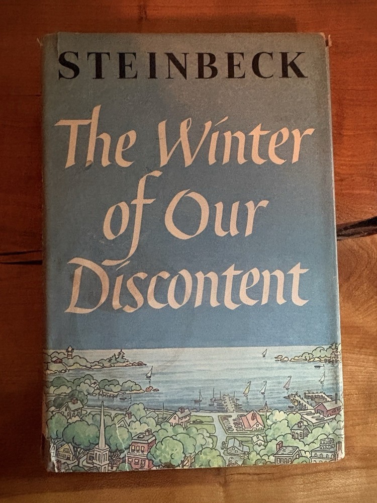 John Steinbeck The Winter of Our Discontent Hardcover Viking Press 1961 Dust Ja…