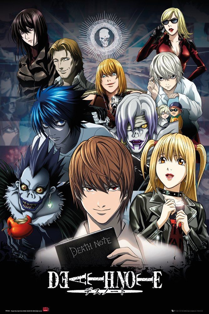 Poster Studio B - Death Note Collage Light Anime 24x36