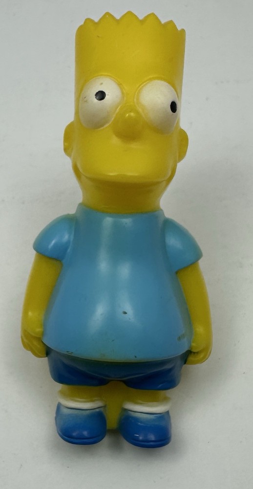 Vintage Simpsons 1990 Bart Simpson Soft Glow Night Light Working Blue Shirt
