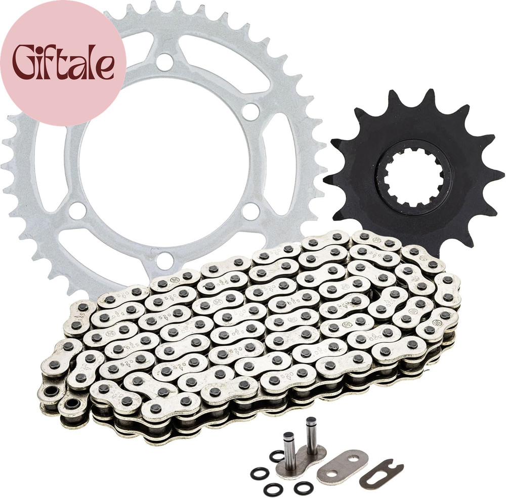 Drive Sprocket Chain Combo for Kawasaki Ninja 400 Front 14 Rear 41 Tooth 520 O-R
