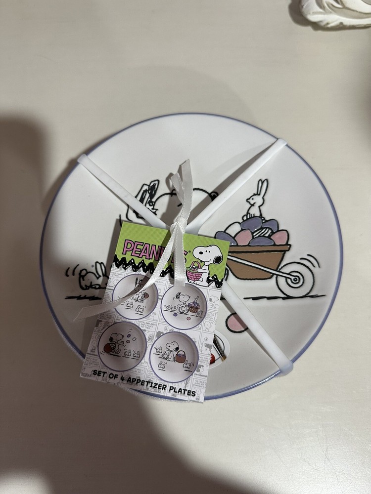 Set of 4 Peanuts Snoopy Easter & Easter Bunny 6